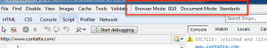 Browser Mode vs Document Mode in Internet Explorer